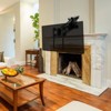 Mount-It! Motorized Fireplace Height Adjustable TV Wall Mount, Remote Control Electric Pull Down Mantel Mounting Bracket, Up to 77 Lbs Capacity - 4 of 4