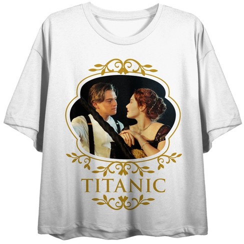 Titanic Jack & Rose Juniors White Crop T-shirt : Target