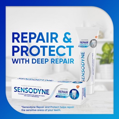 Sensodyne Repair & Protect Whitening Toothpaste - 3.4oz/4pk