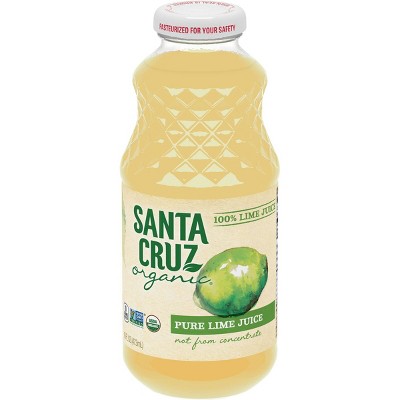 Santa Cruz Organic 100% Pure Lime Juice - 16 fl oz Bottle