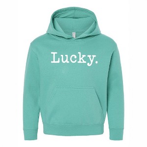 The Juniper Shop Lucky Typewriter Youth Graphic Hoodie - 1 of 3