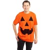 Whiskey and Oak Halloween Crew Neck T-Shirt for Men - Skeleton & Pumpkin - 100% Cotton - 2 of 4