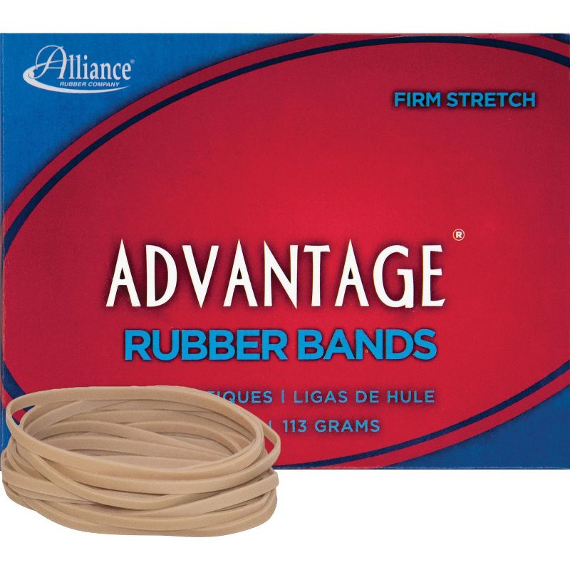 Alliance Rubber Bands Size 33 1/4 lb. 3-1/2"x1/8" Approx. 600/BX 26339, 1 of 2