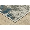 Oriental Weavers Torrey 140H1 Light Grey/ Blue Indoor/Outdoor Area Rug - 1'10" x 3'9" - 3 of 4