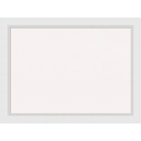 Amanti Art White Cork Board Wood Framed Blanco White Bulletin Board 32 ...