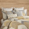 Gracie Mills Heise 3-Piece Modern Ikat Chevron Duvet Cover Set - image 3 of 4