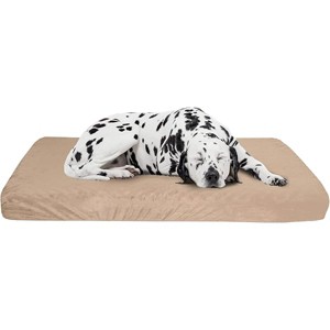 PETMAKER-Memory Foam Dog Bed - 2-Layer Orthopedic Pet Pad with Machine Washable Cover - 37x24 Pet Bed for Large Dogs by (Tan) - 1 of 1