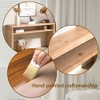 NicBex Minimalist Elegant Console Table with Unique Design,Wooden Narrow Entryway Table for Living Room,Hallway - 3 of 4
