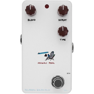 Animals Pedal Relaxing Walrus Delay V2 Effects Pedal White