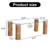 31.4 inches Modern Retro Round Coffee Table for Living Room - The Pop Home - 4 of 4