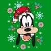 Boys Mickey & Friends Christmas Hat Ornaments Goofy Portrait T Shirt - 2 of 4