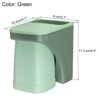 Unique Bargains Durable Plastic Magnetic Two-in-One Design No-Punch Installation Toothbrush Holder - 2 of 4