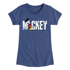 Girls' - Disney - Mickey & Friends Fitted Short Sleeve Graphic T-Shirt - 1 of 4