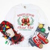 Simply Sage Market Women's Coquette Mistletoe Social Club Long Sleeve Garment Dyed Tee - 3 of 4