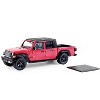 2024 Jeep Gladiator Pickup Truck Tuscadero Pink with Black Top "Showroom Floor" Series 7 1/64 Diecast Model Cars by Greenlight - 2 of 4