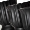Sullivans 7", 6" & 5.25" Black Tulip Planter Set of 3, Ceramic - 2 of 3