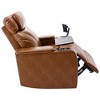 Fontoi Accent Chairs, Recliner Chair with Hidden Arm Storage and Convenient Cup Holder, Brown, 38"*40.6"*34.5" - 3 of 4