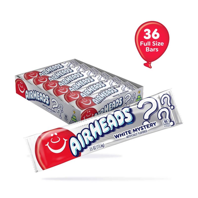 Airheads Singles White Mystery - 36ct/19.8oz, 1 of 9