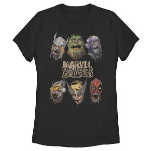 Women's Marvel Zombies Happy Heroes T-Shirt - 1 of 3