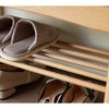 Vynxaria (Beige) Natural Solid Wood Shoe Bench, Mid-Century Modern Storage Bench with High Rebound Sponge Cushion for Entryway and Living Spaces - 4 of 4