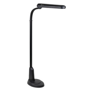 OttLite 24W Wing Shade Floor Lamp (Includes LED Light Bulb): ETL Listed, Adjustable Height, Modern Design, No Assembly Required - 1 of 4
