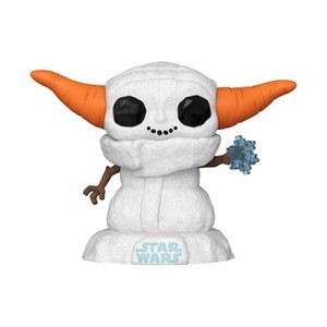 Funko POP! Star Wars: Mandalorian Holiday Grogu Snowman Figure - 1 of 3