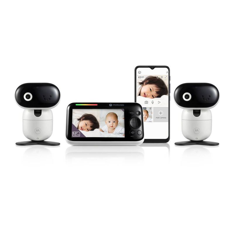 Motorola 5.0&#34; Wi-Fi HD Motorized Video Baby Monitor- Two Camera - PIP1610-2 HD CONNECT, 1 of 10