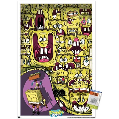 Trends International Nickelodeon Spongebob 25th - Faces Unframed Wall Poster Prints