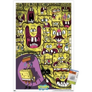 Trends International Nickelodeon Spongebob 25th - Faces Unframed Wall Poster Prints - 1 of 4