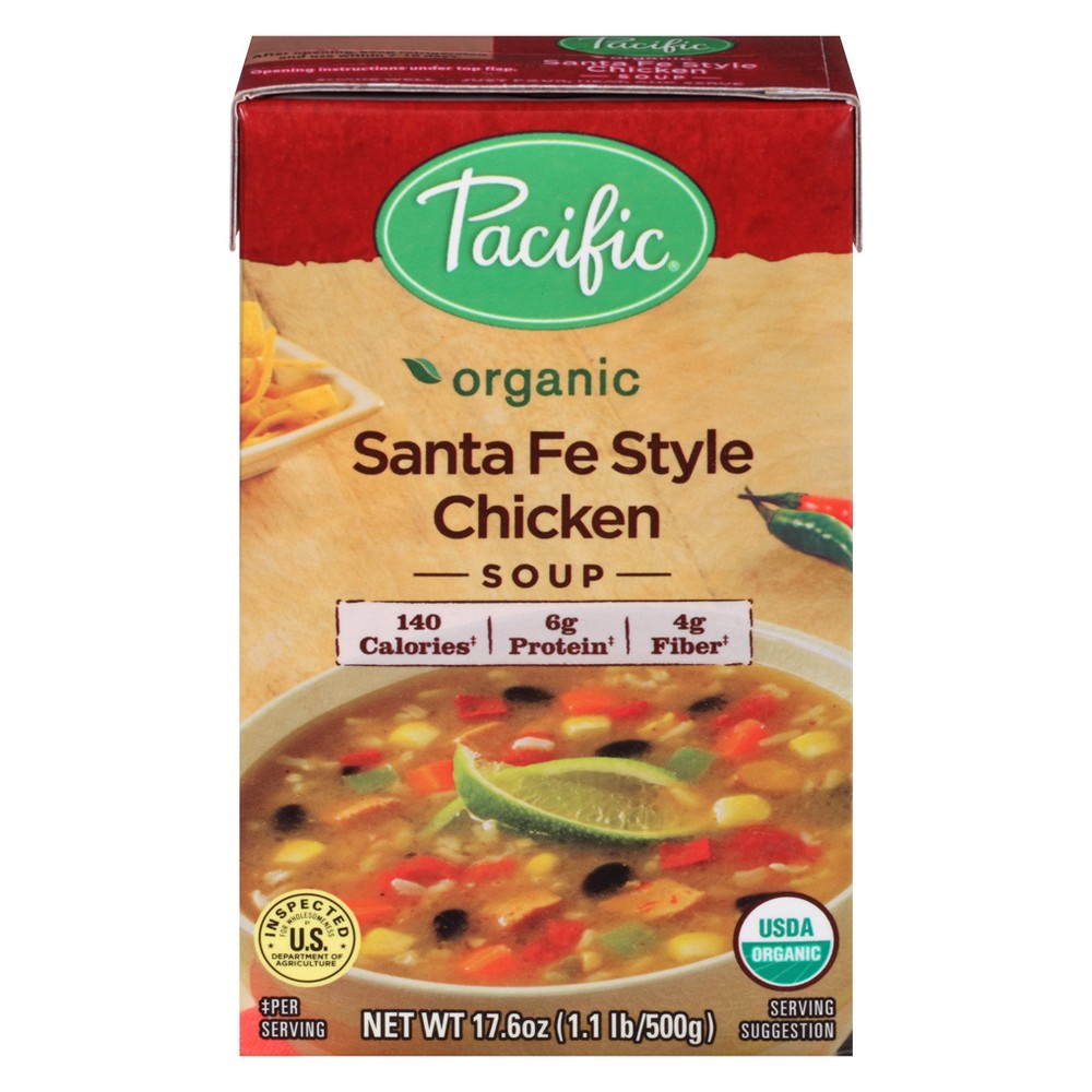 UPC 052603054744 product image for Pacific Organic Santa Fe Style Chicken Soup 17.6 oz | upcitemdb.com