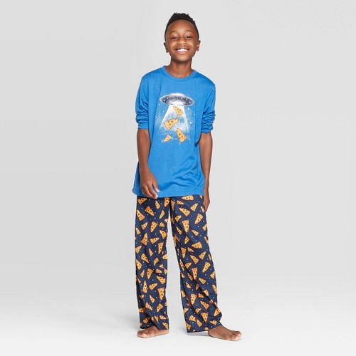 Boys' Pajama Set - Cat & Jack Blue L, Boy's, Size: Large