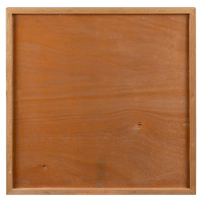 Eco-Friendly Solid Wood Butcher Block Style 24" Square Table Top