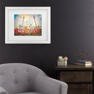 Trademark Fine Art Watson-Hall Nantucket Lightship 2 Boston Matted Framed Art - 1 of 4