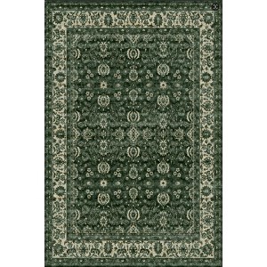 Vintage Boho Distressed Area Rug Floral Oriental Print Ultra Thin Machine Washable Low Pile & Non Slip for Living Room Bedroom High Traffic Zones - 1 of 1