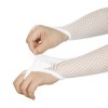 INSPIRE CHIC Women's Fishnet Elbow Length Gloves with Finger Loop 1 Pair - 4 of 4
