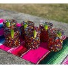 Dos Sueños Mexican Hand Blown Glassware Combo Set - Confetti Rock Design Tumblers and Drinking Glasses - 2 of 4