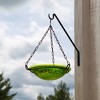 Achla Designs 25" Angled Iron Wall Mount Bird Feeder Black Powder Coat Finish - 2 of 4
