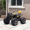 Aosom 12V Kids ATV Ride-on Four-Wheeler Toy Car with Music, Realistic Headlights, Wide Wheels, Rechargeable Battery-Powered for Boys Girls - 2 of 4