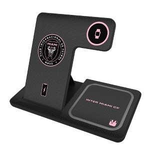 Keyscaper Inter Miami CF Linen 15-Watt 3 in 1 Charging Station - 1 of 4