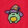Dalix Sorcerer Frog Embroidered Cotton Relaxed Short Sleeve Tee T Shirt Womens - 4 of 4