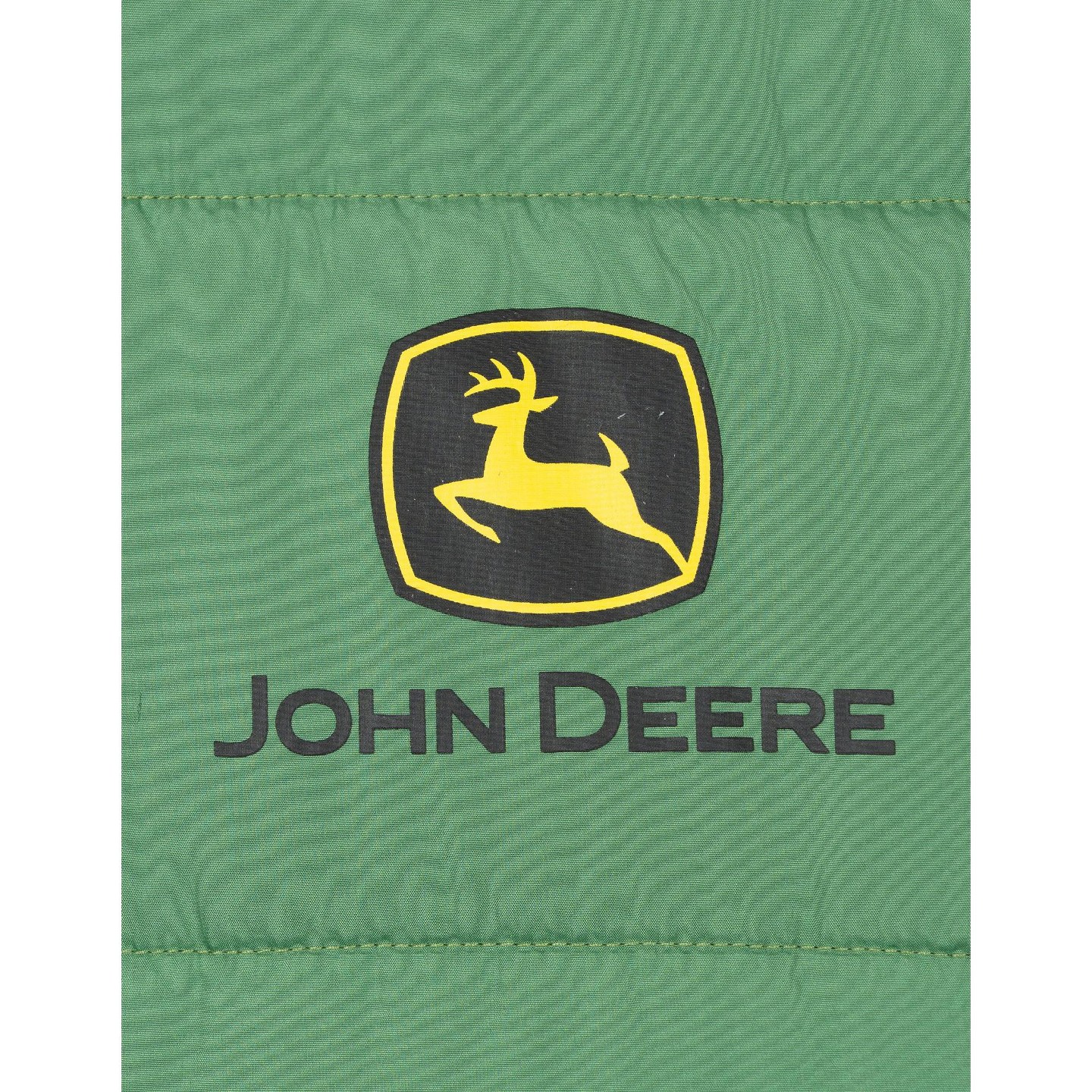 Мужская куртка John Deere Classic Solid Quilted Hooded Puffer Jacket with Front Pockets Forest Green, цвет: Зелёный — фото 2