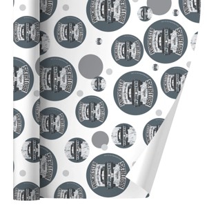 Supernatural Winchester Brothers Impala Gift Wrap 30" x 72" - 1 of 4