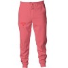 Love All Tennis Women's Pigment Dyed Fleece Joggers - 2 of 2