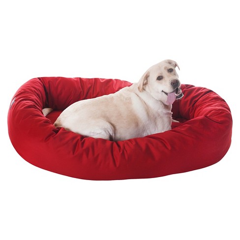 sherpa dog bed bolster