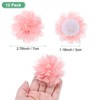Unique Bargains Mesh Fabric Full Chiffon Flowers for DIY 12 Pcs - 3 of 4