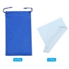 Unique Bargains Microfiber Protective Storage Pouch Draw String Ski Goggle Bags 3 Pcs with Cleaning Cloths - 3 of 4