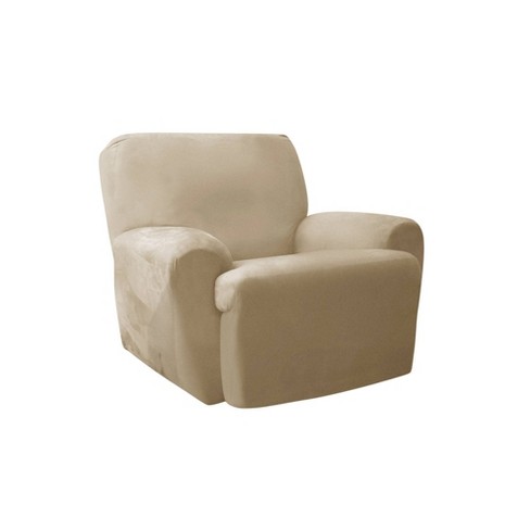 Suede recliner online cover