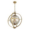 Savoy House Pearl 3 - Light Pendant in  Warm Brass - 3 of 4