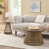 KTMBDW Round Coffee Table, 15.75" Small Coffee Table, Circle Wood Center Table for Living Room, Apartment - 2 of 4