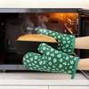 REGALWOVEN 2Pcs Soft Cotton Oven Mitts, Heat-Resistant Cooking Gloves, Gripping for Baking, Grilling, Kitchen Mitts Set - 4 of 4